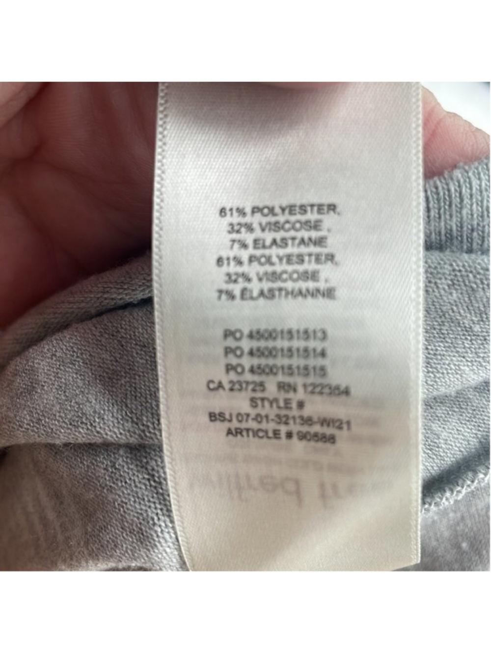 Aritzia Wilfred free light weight hoodie gray soft comfy lounge wear sz xs - Picture 5 of 7
